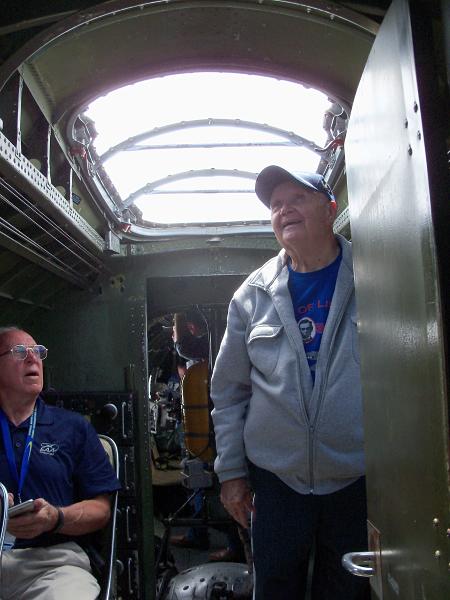 Navy veteran in the B-17