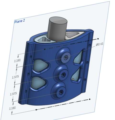 strut drilling jig